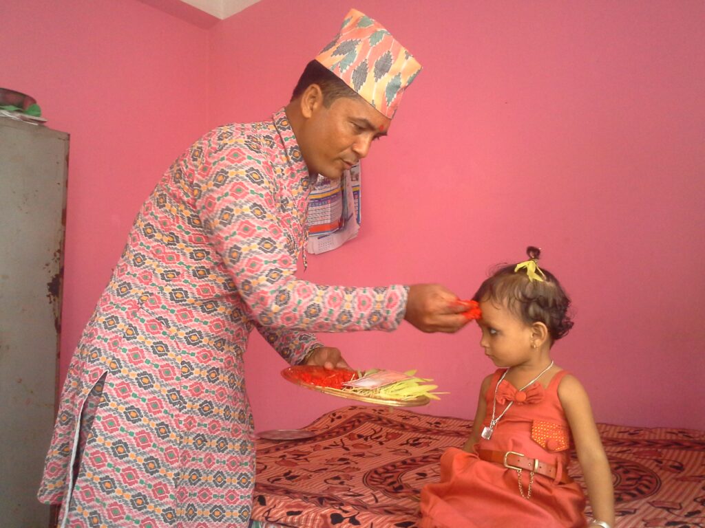 putting tika from elder